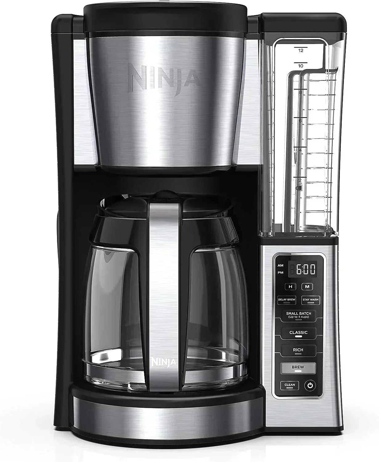 Programmable Coffee Brewer with 2 Brew Styles Adjustable Warm Plate and Delay Brew