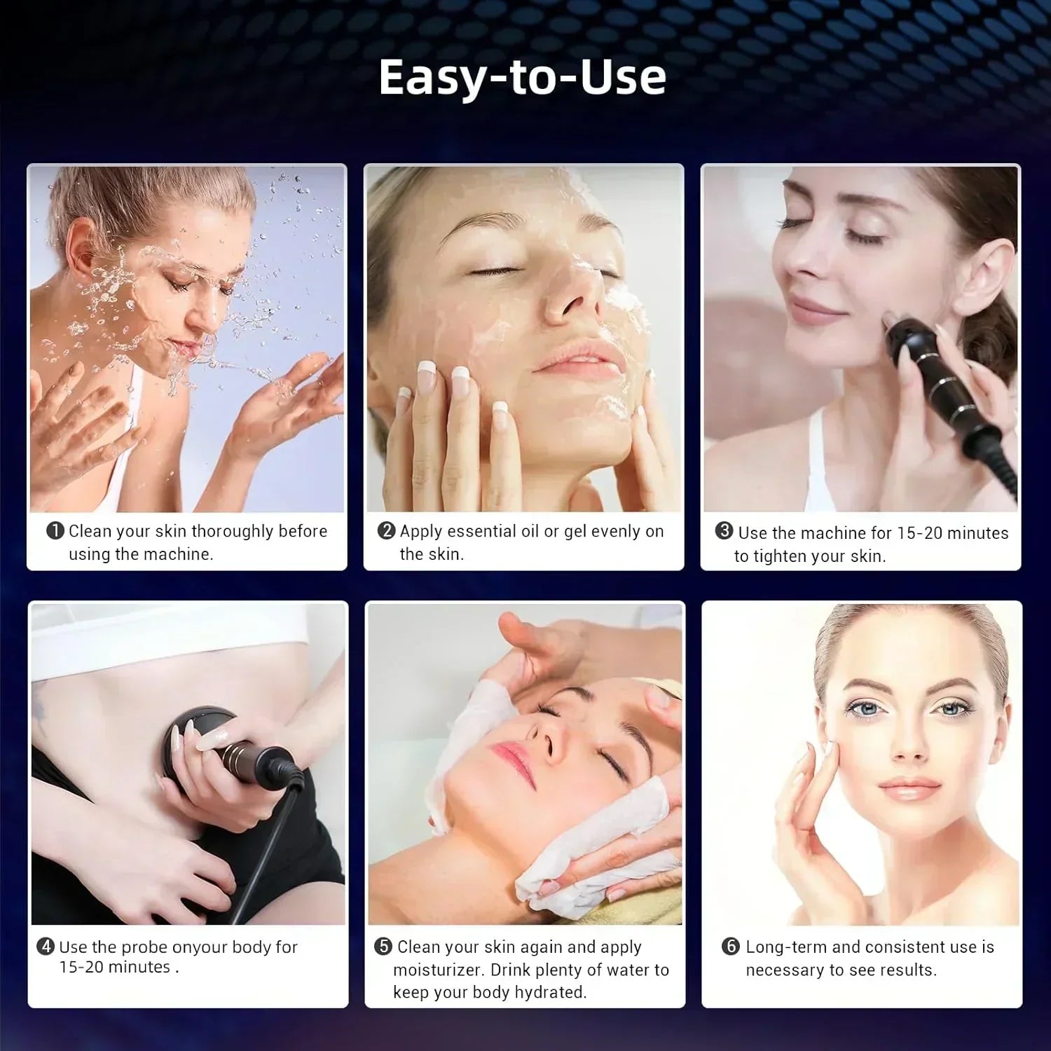 Improvement in The Appearance of Cellulite Device Cellulite Massager Radio Frequency Home Use