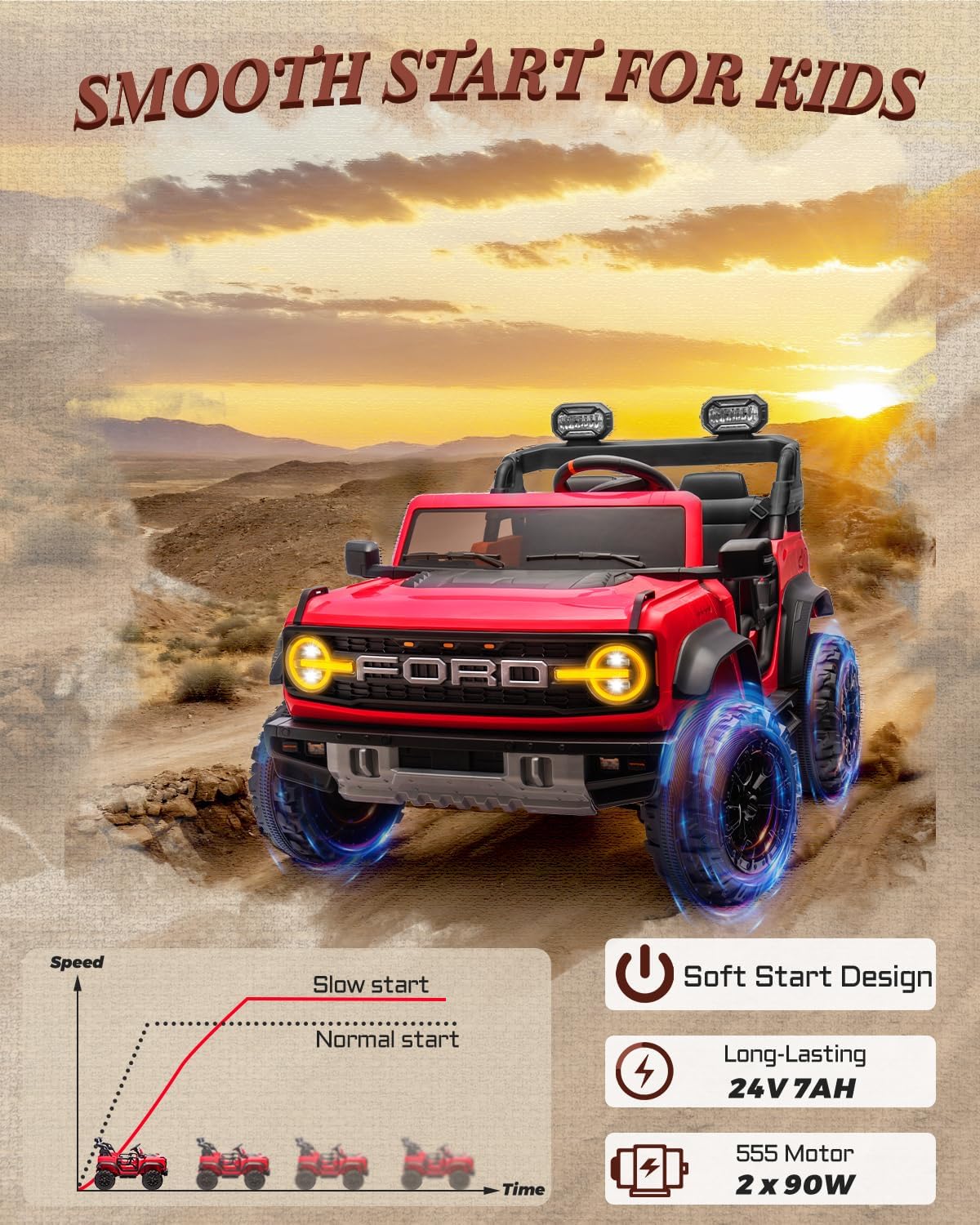 Kids Pink Ride-On Truck Battery Powered Electric Toy Car