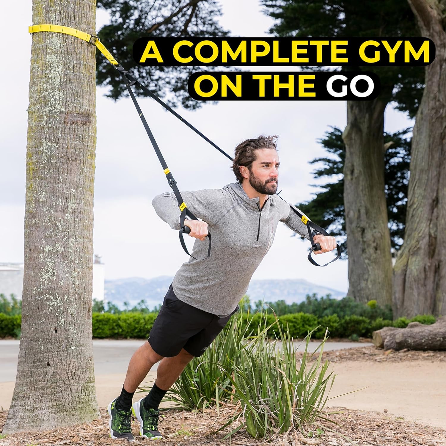 TRX GO Suspension Trainer, At Home, Portable Gym Workout, For Strength Training