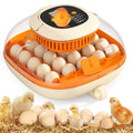 [2024 Upgrade] 25 Egg Incubator, Automatic Egg Turner with Thermometer Seat and Humidity Control, Egg Candler, 360�� View with Clear Window, Incubators for Hatching Chicks