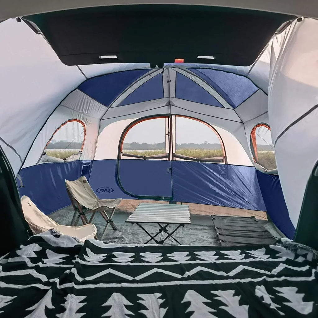 SUV Tent for Camping 6-Person SUV Tailgate Tent - Easy Set Up with Rainfly