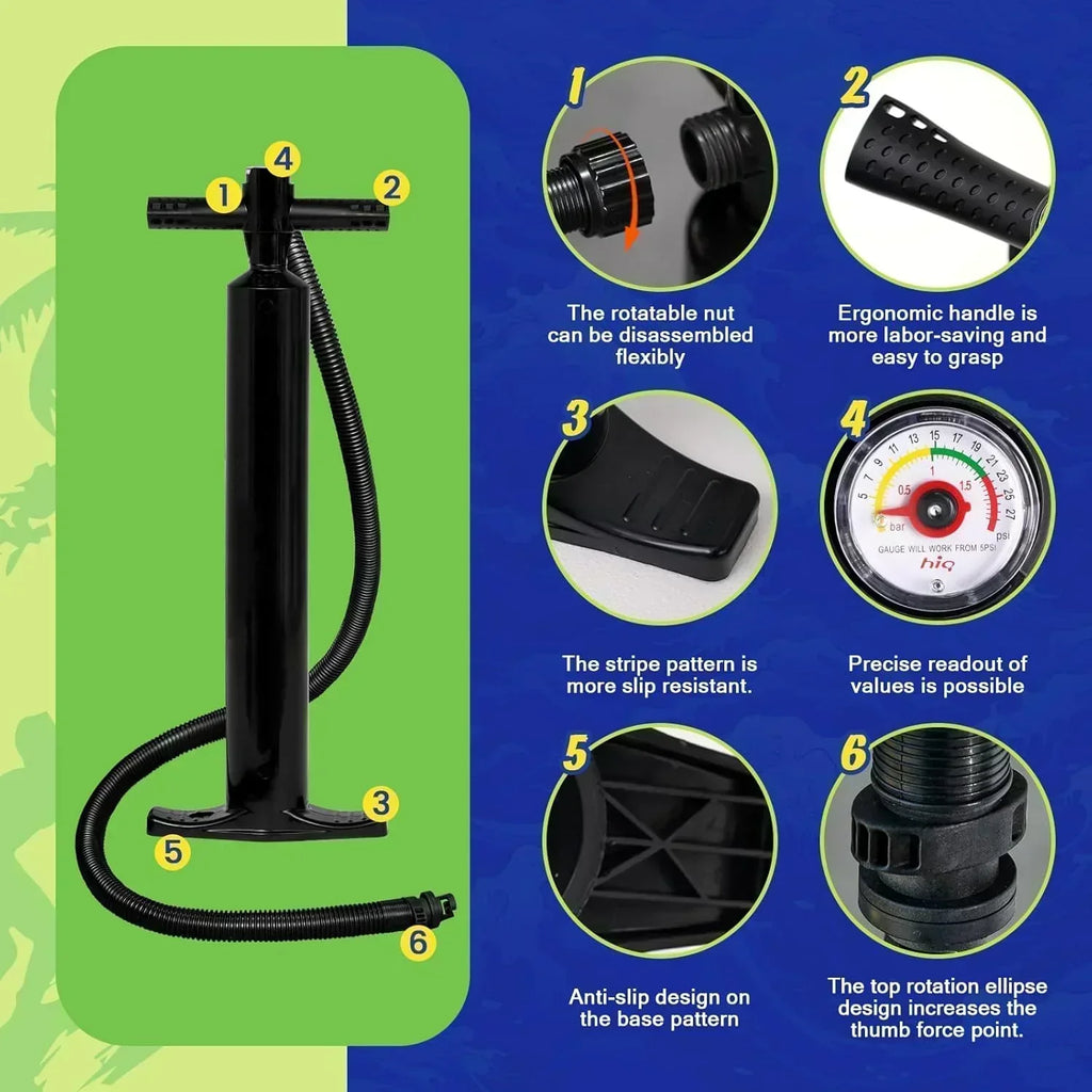 FunWater Inflatable Stand Up Paddle Board Premium SUP Paddle Accessories EVA Deck