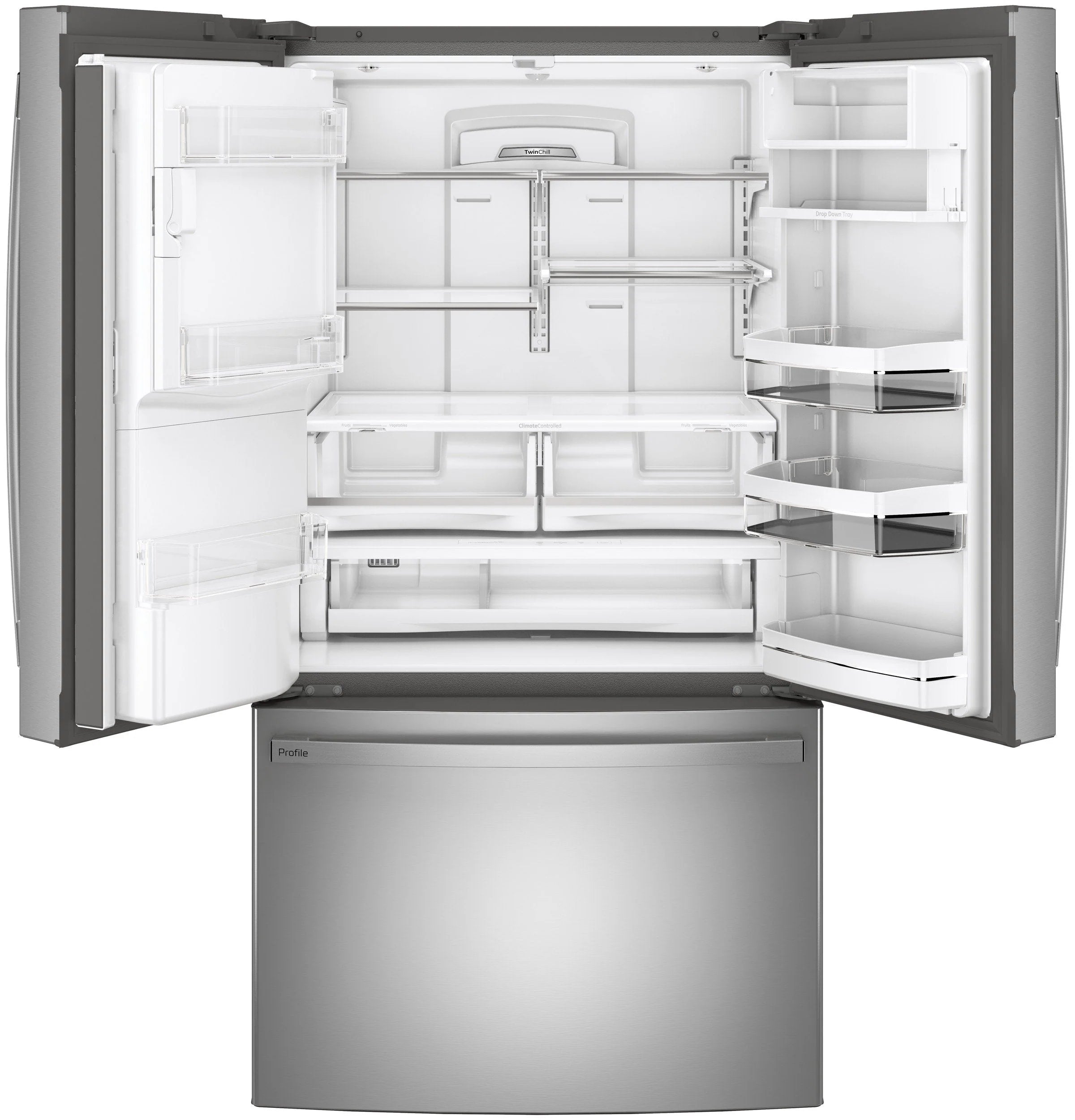 GE Profile Series ENERGY STAR® 27.7 Cu. Ft. Fingerprint Resistant French-Door Refrigerator