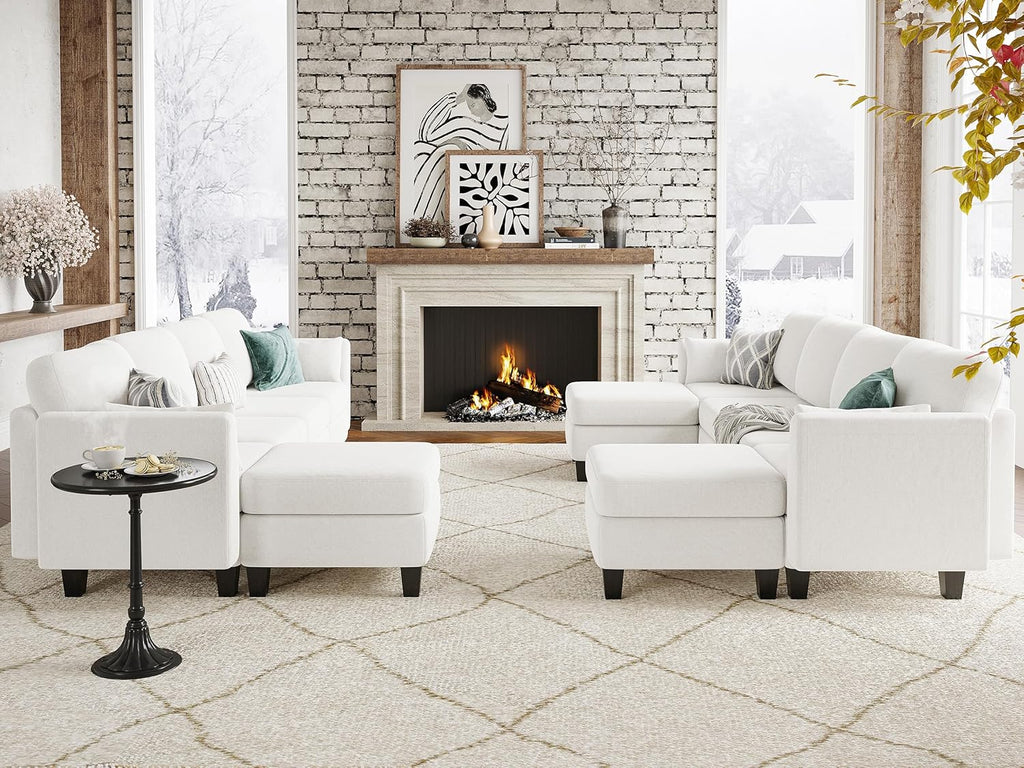 Modular Sectional Sof Convertible U Shaped Sofa Couch with High Density Memory Foam