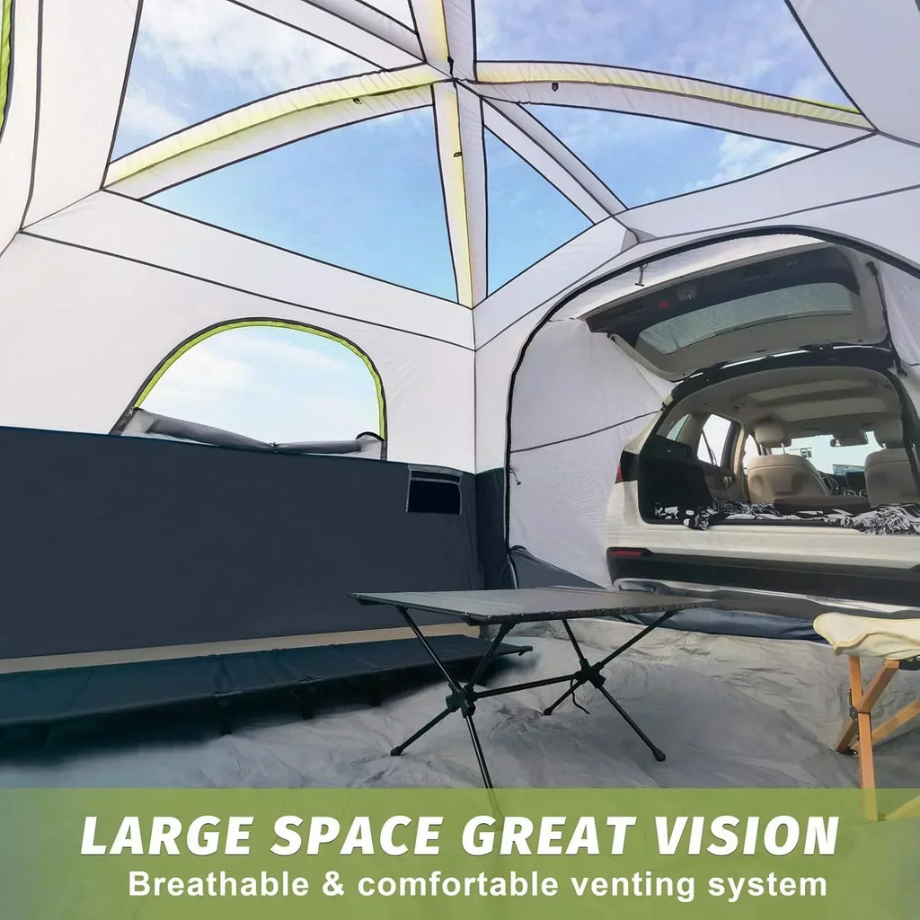 SUV Tent for Camping 6-Person SUV Tailgate Tent - Easy Set Up with Rainfly