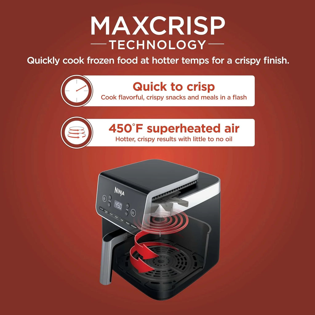 Ninja Air Fryer Pro XL 6-in-1, 6.5-Quart Capacity, Maximum Crispness, Air Fryer Bake