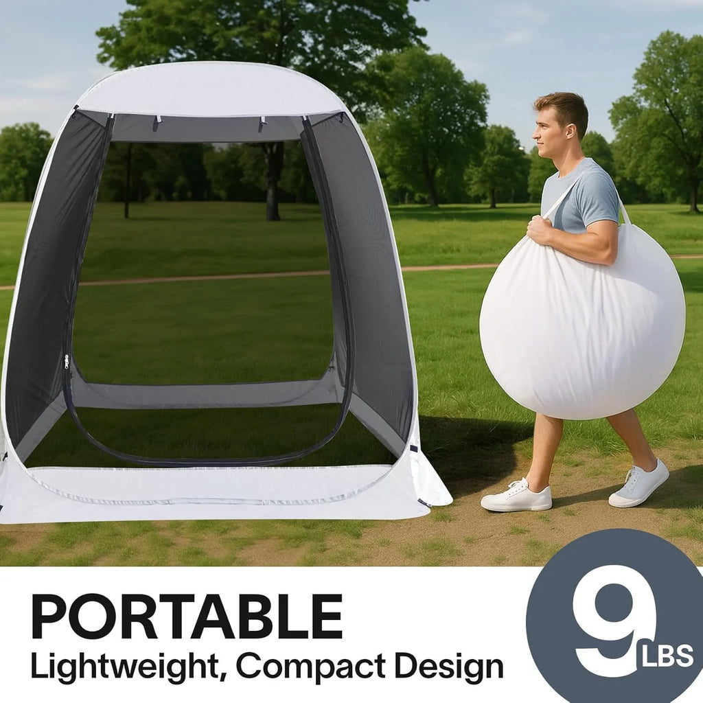 Screen gazebo, sleeps 6-10-15 people Igloo-style canopy tent with mosquito net on the sides Perfect for garden, patio, backyard