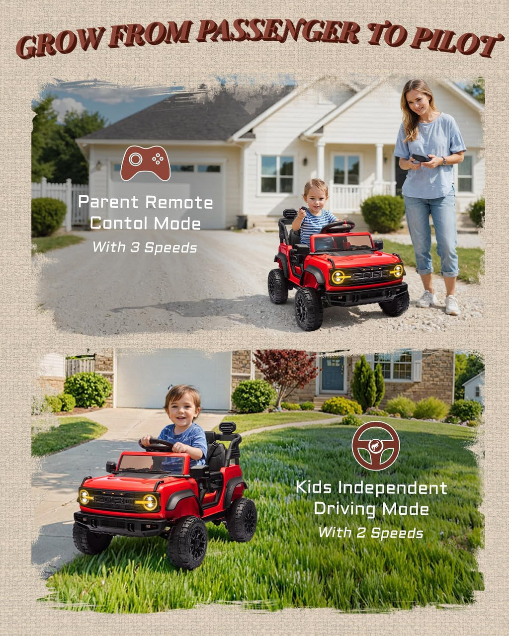 Kids Pink Ride-On Truck Battery Powered Electric Toy Car