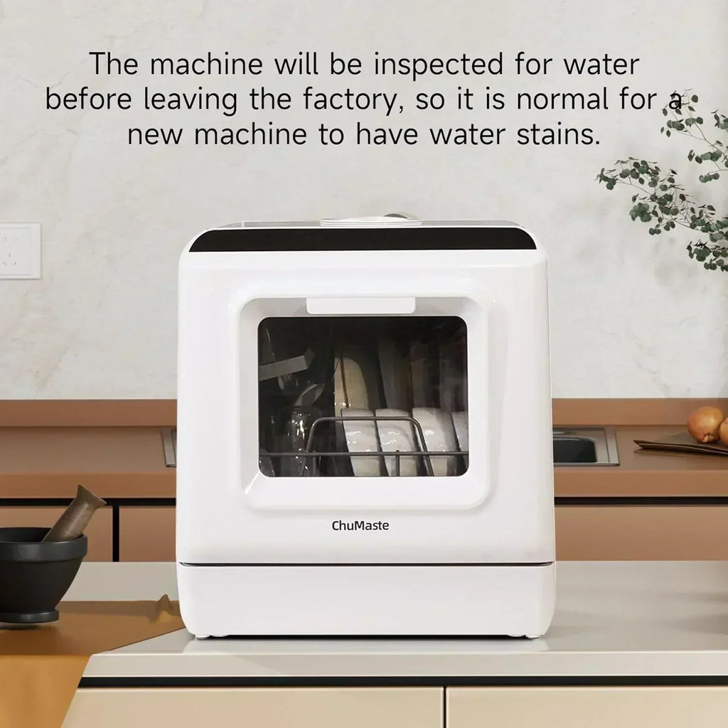 Mini countertop dishwasher Compact dishwasher Double spray arms Portable countertop dishwasher