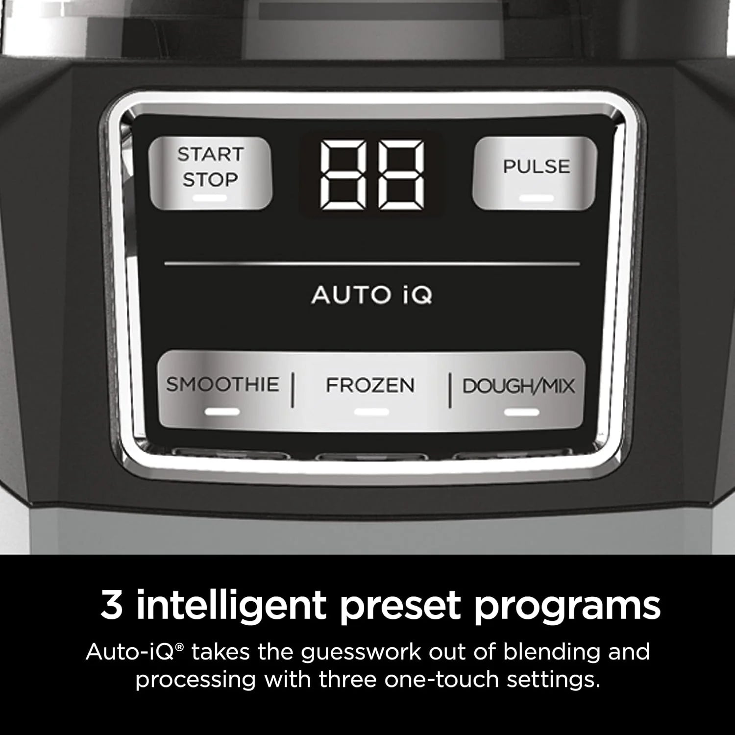 Ninja Blender Compact Kitchen System for Smoothies, Doughs, and Frozen Drinks with Auto-IQ, 72 oz* Blender Jar