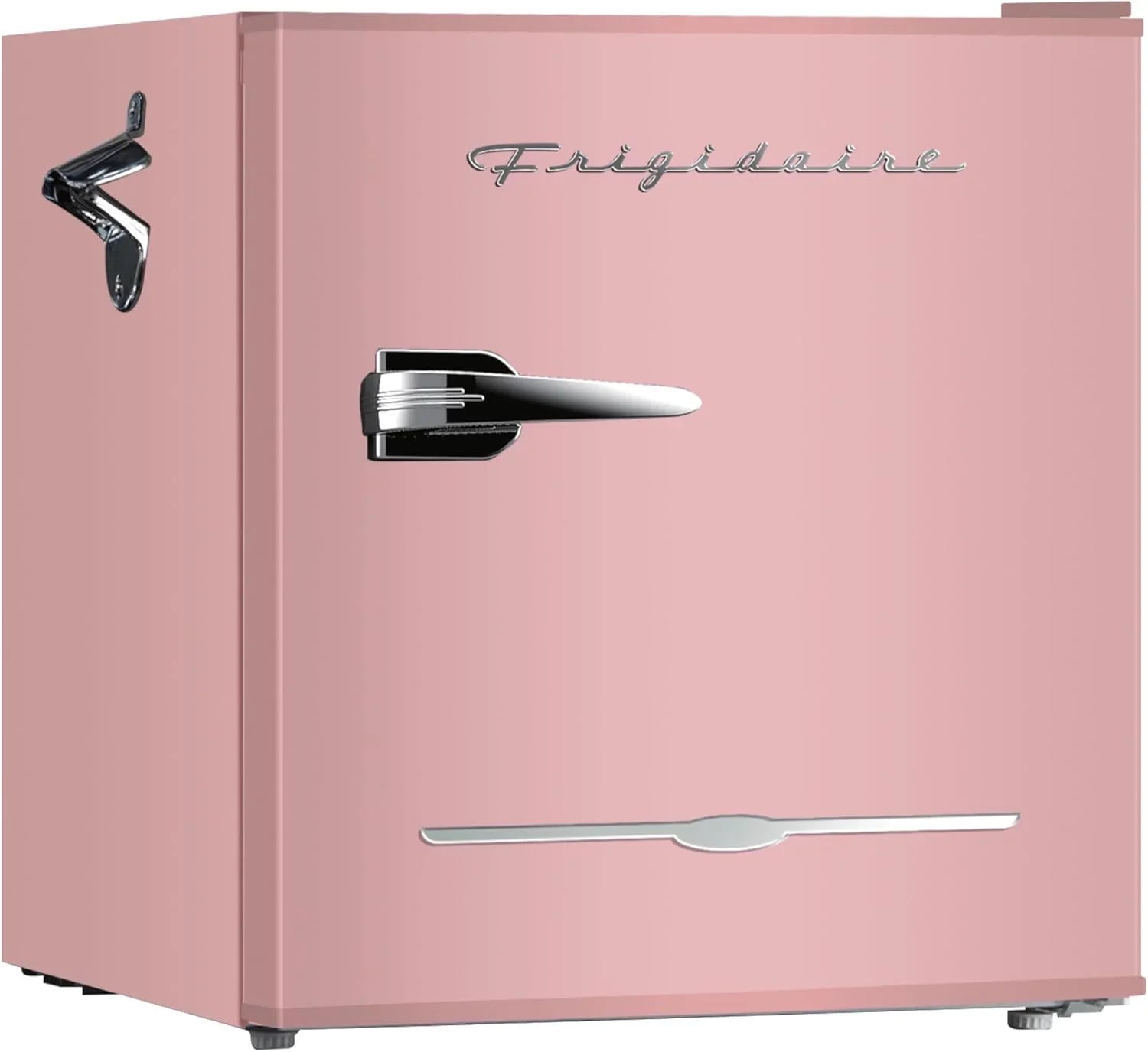 Frigidaire EFR176 Retro Compact Fridge with Chiller Mini Refrigerator Built-in Bottle Opener