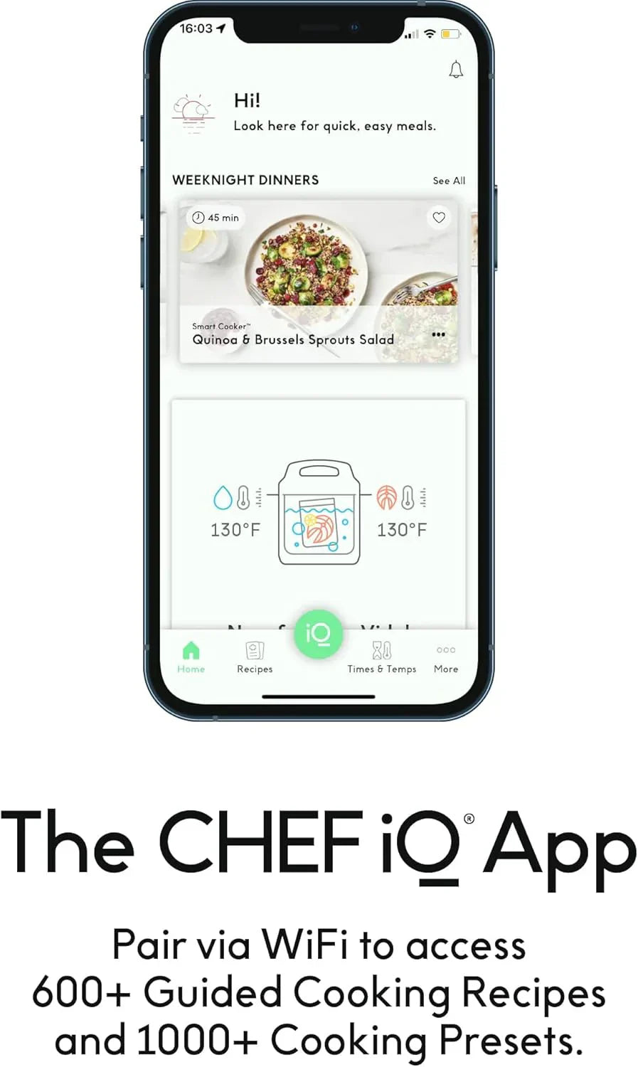 CHEF iQ Smart Pressure Cooker with WiFi and Built-in Scale 10-in-1 Multi-Cooker Rice Cooker