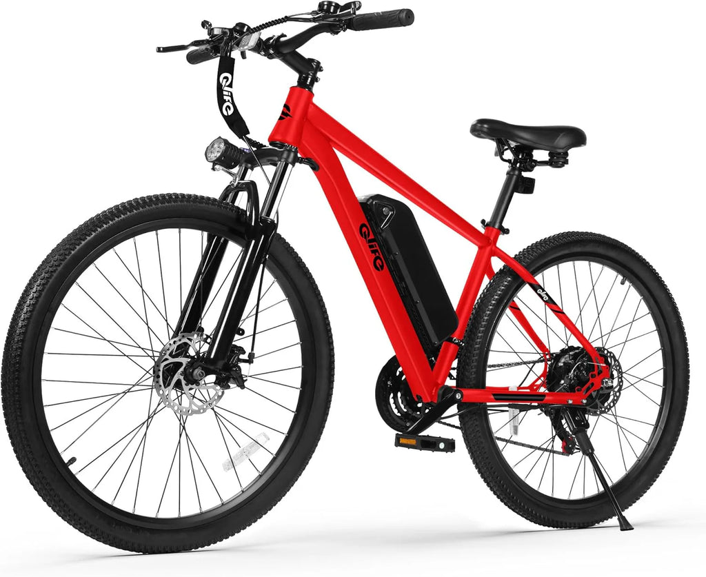 Qlife Racer Electric Bike for Adults - 21-Speed Mountain Lightweight Ebike