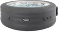INTEX 28483E SimpleSpa Inflatable Hot Tub 4 Person Bubble Massage Spa Includes Insulated Cover