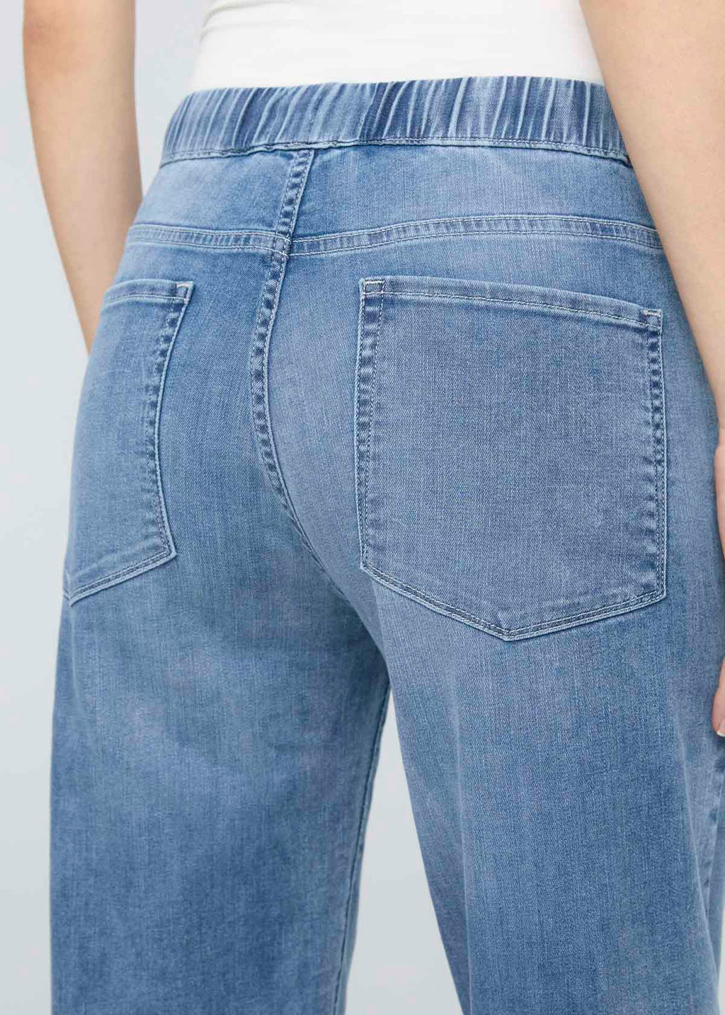 Performance Denim Lite Harbour Pant - Light Stone