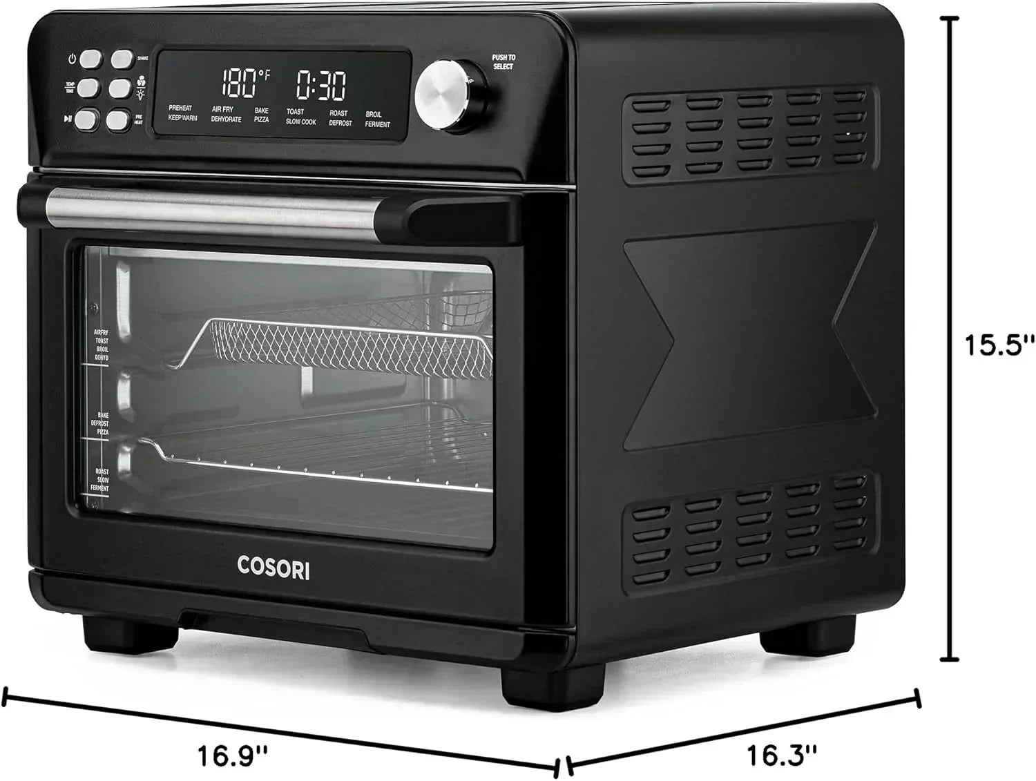 COSORI Smart 12-in-1 Air Fryer Toaster Oven Combo Airfryer Convection Oven Countertop