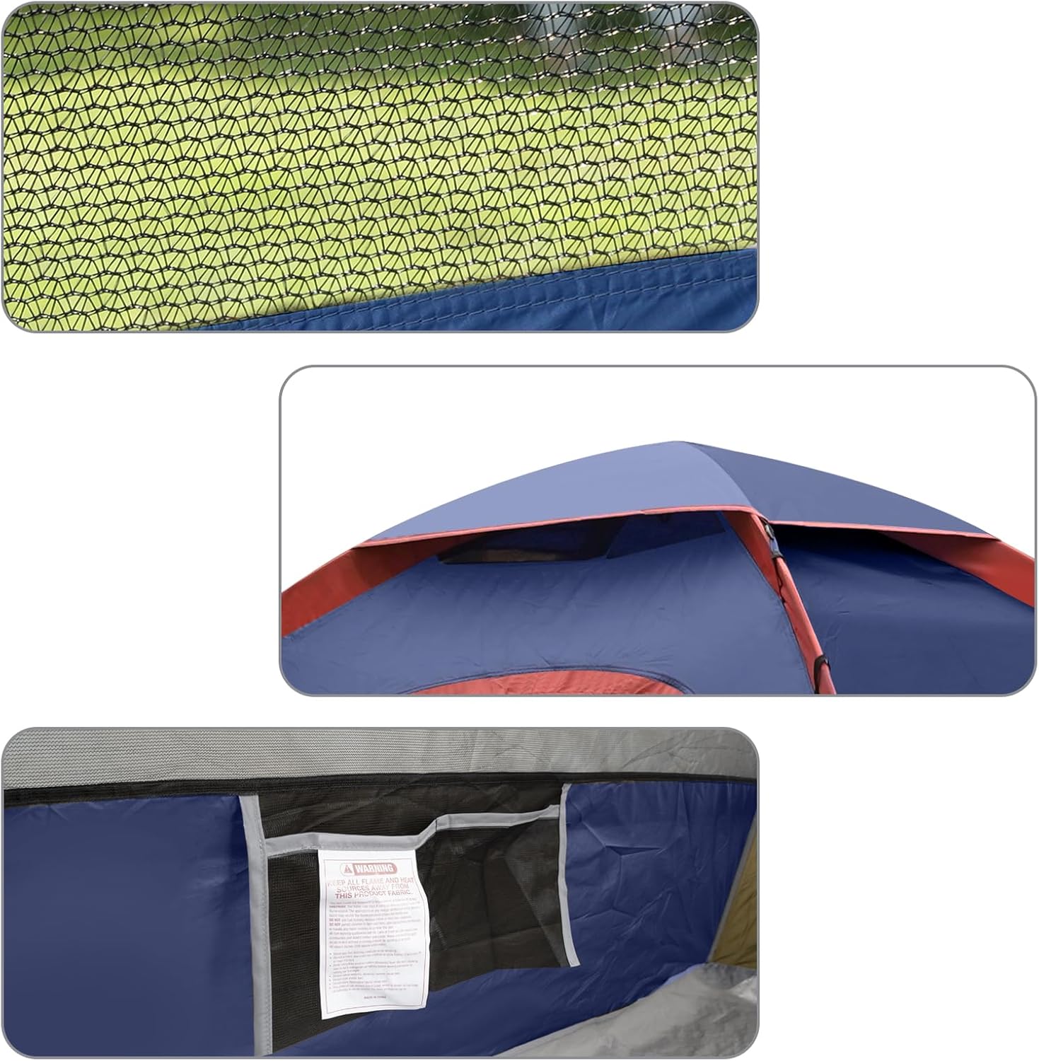 Camping Tent 2/3/4/6 Person Dome Tent Portable Camping Tent Outdoor and Backpacking Beach