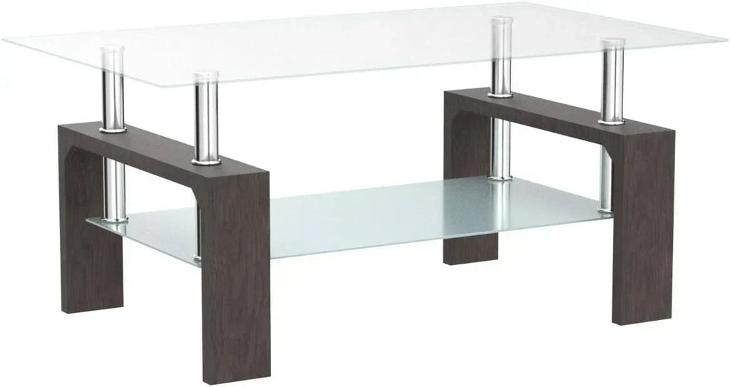 Living Room Rectangle Coffee Table Tea Table Suitable for Waiting Room Modern Side Coffee Table