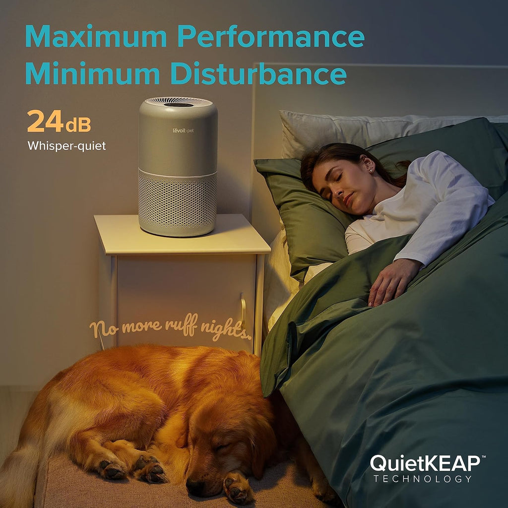 Air Purifier for Bedroom Allergies and Pet Hair 56W High Torque Motor