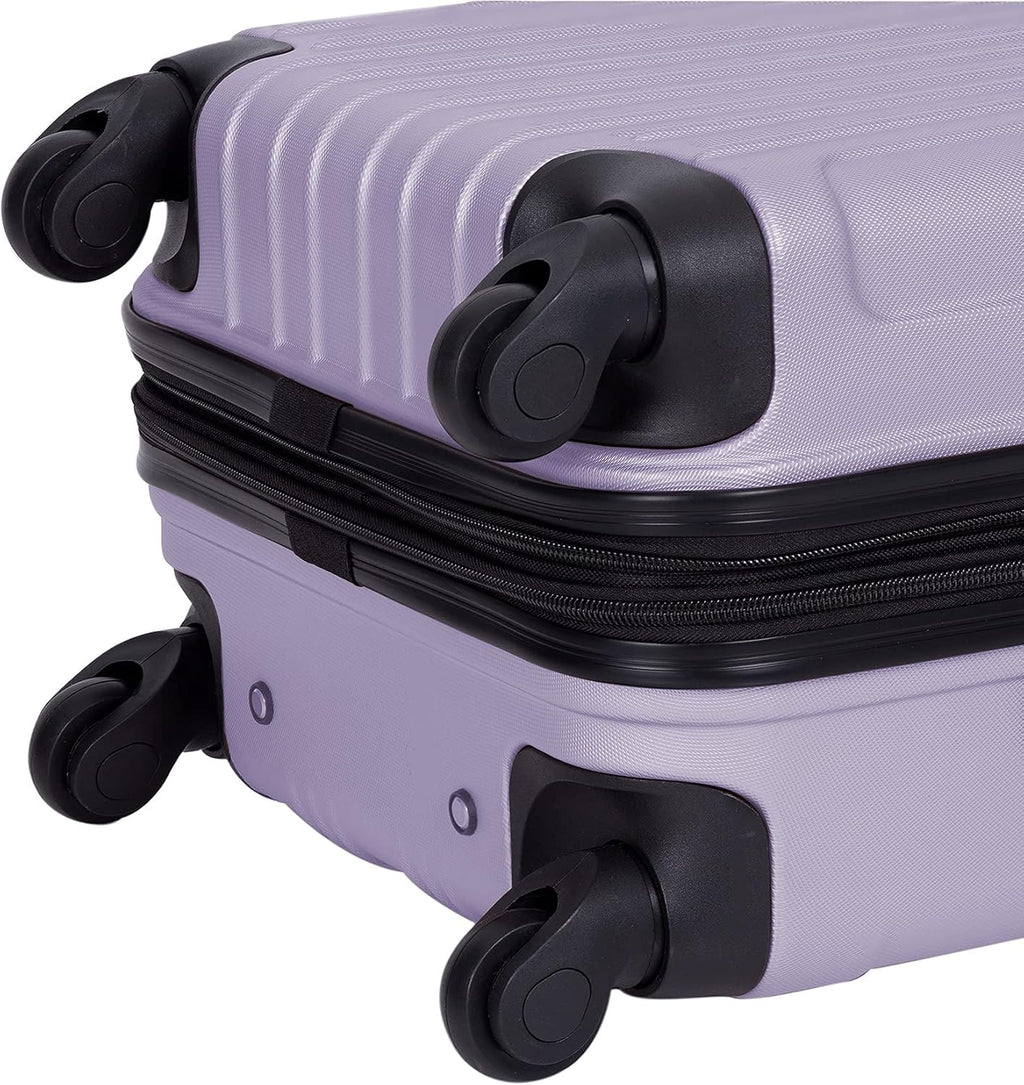 Hardside Travel Luggage Lilac Set of 4