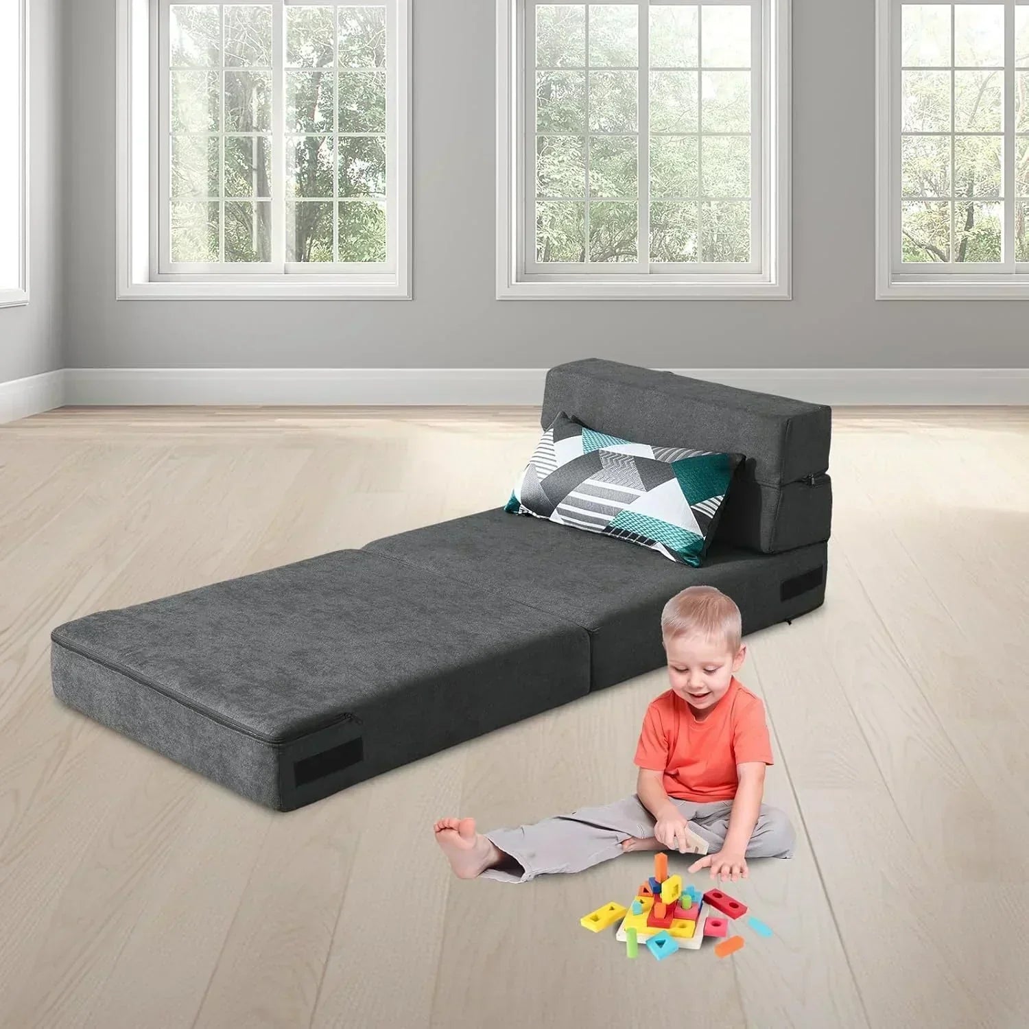 60 inch pull out sofa bed memory foam sofa with 2 pillows futon bed guest bed and pull out sofa