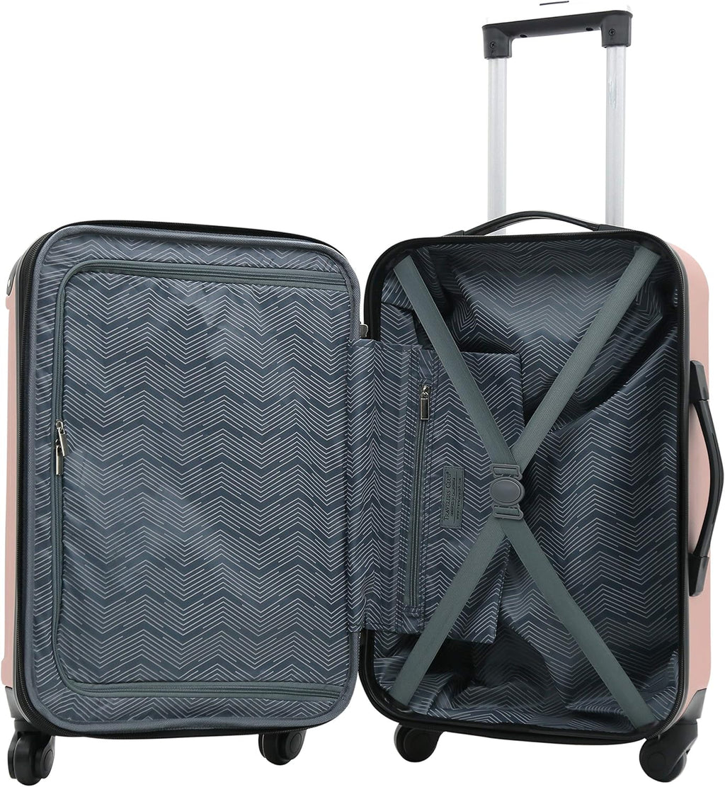 Hardside Travel Luggage Lilac Set of 4