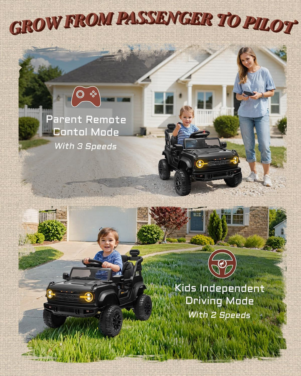 Kids Pink Ride-On Truck Battery Powered Electric Toy Car